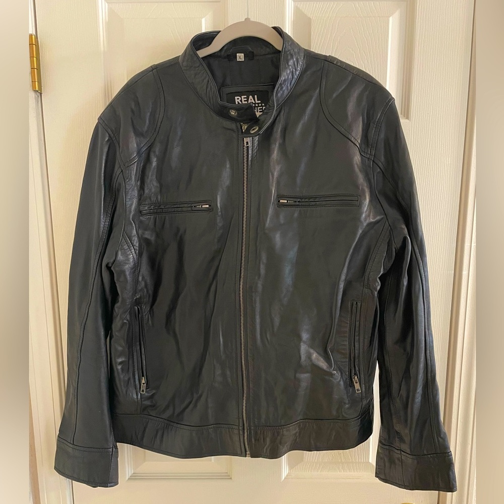 Men’s Black Leather Jacket